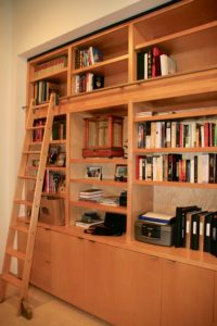 Steve Yochum-Built Home, focus on built-in shelves